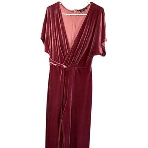 Lulu’s  Velvet Rose  jumpsuit